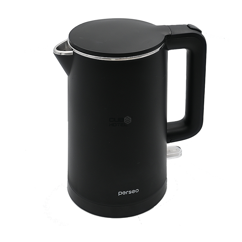 Fervedor Hotel Duplo Corpo Preto Siena 1L